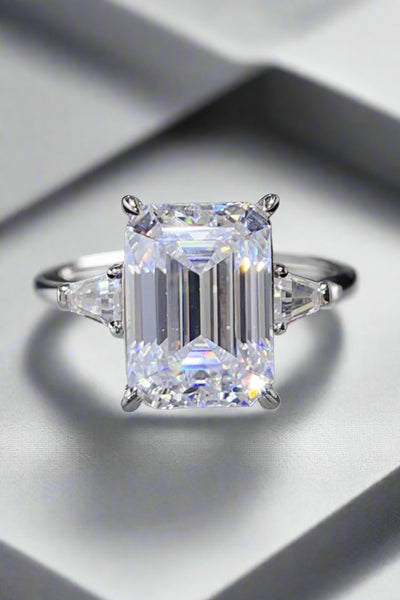10 Carat Moissanite Engagement Ring