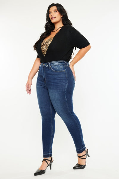 High Rise Ankle Skinny Jeans+