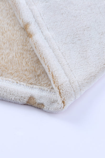 Cozy Tan Star Print Top and Shorts Lounge Set