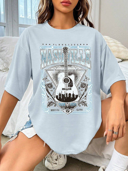 Nashville Guitar Graphic Tee