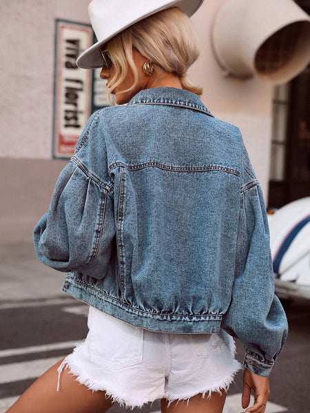 Dropped Shoulder Denim Jacket