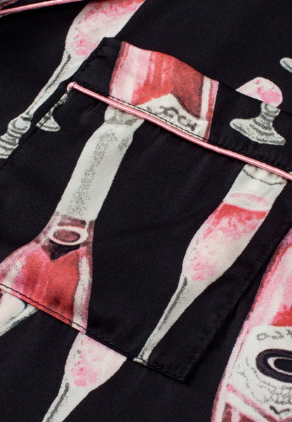 Champagne Short Sleeve Top and Shorts Set