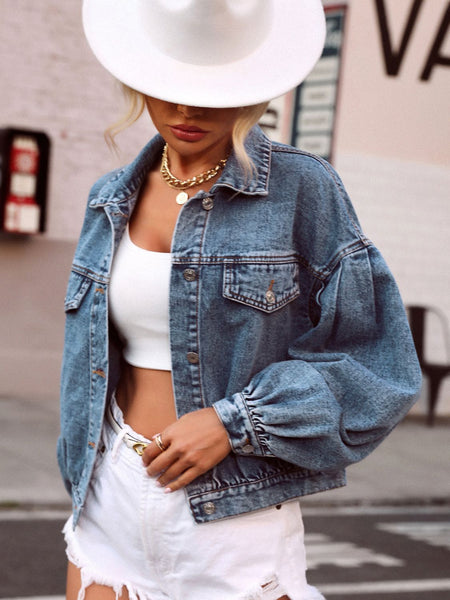 Dropped Shoulder Denim Jacket