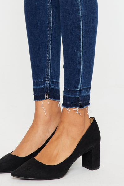 High Rise Ankle Skinny Jeans+