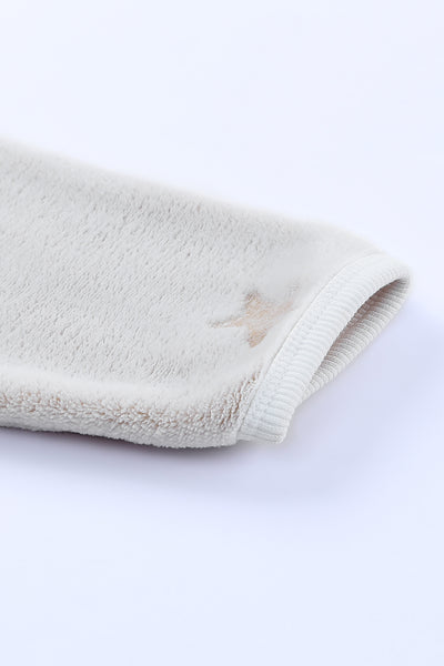 Cozy Tan Star Print Top and Shorts Lounge Set