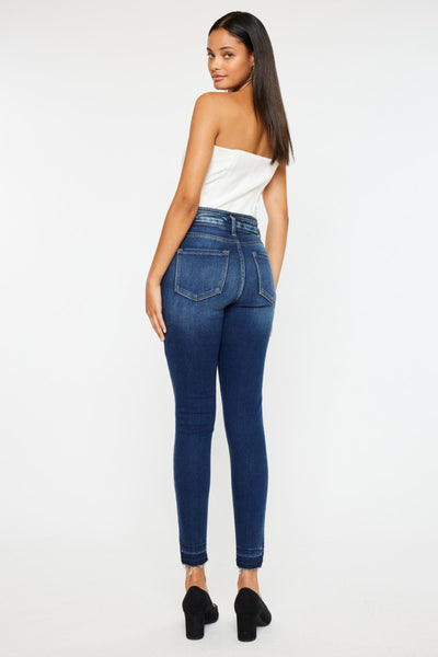 High Rise Ankle Skinny Jeans+
