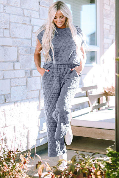 Quilted Lounge Set