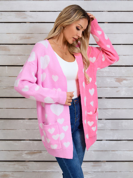 Cross My Heart Open Front Long Sleeve Cardigan