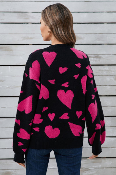 Hearts Desire Long Sleeve Sweater