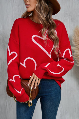 Heart of the Matter Long Sleeve Sweater
