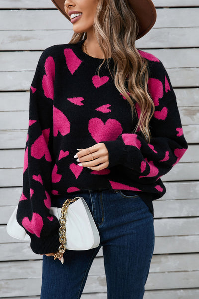 Hearts Desire Long Sleeve Sweater
