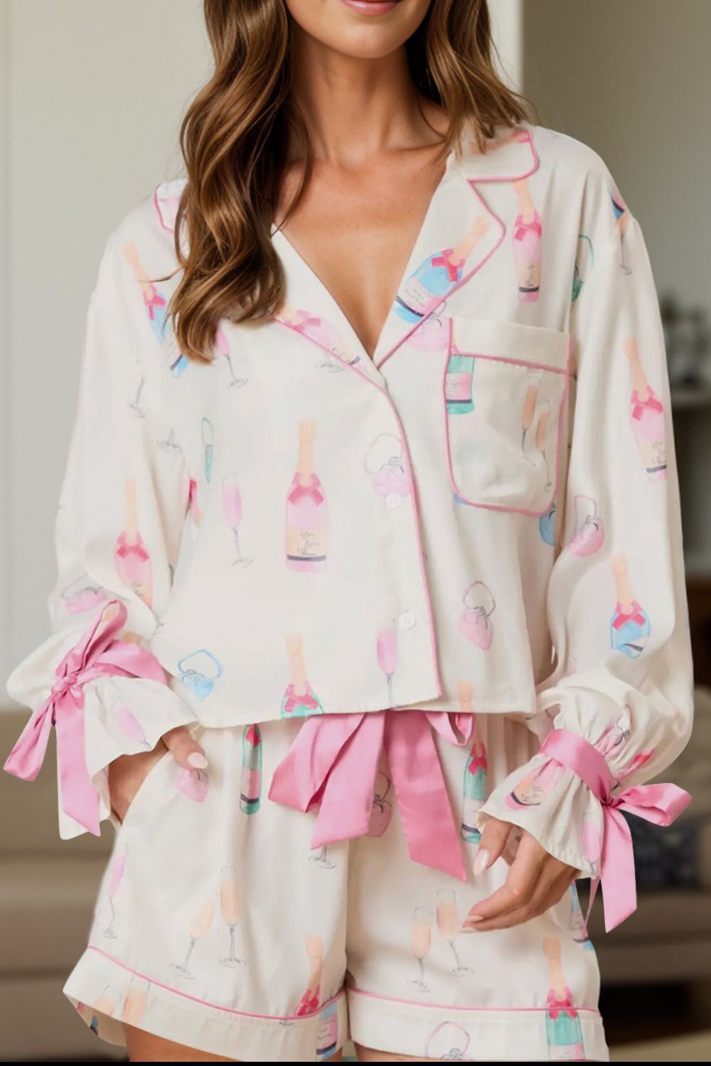 Poppin' Bubbly Shorts Lounge Set
