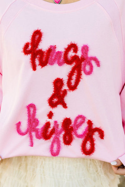 Hugs & Kisses Round Neck Sweatshirt