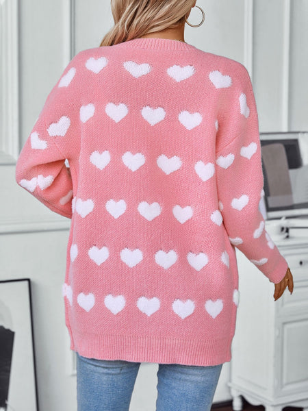 Follow Your Heart V-Neck Cardigan