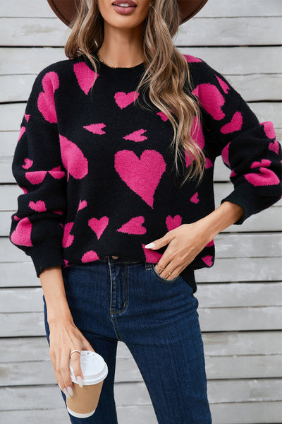 Hearts Desire Long Sleeve Sweater