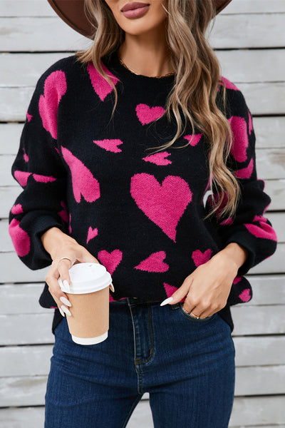 Hearts Desire Long Sleeve Sweater