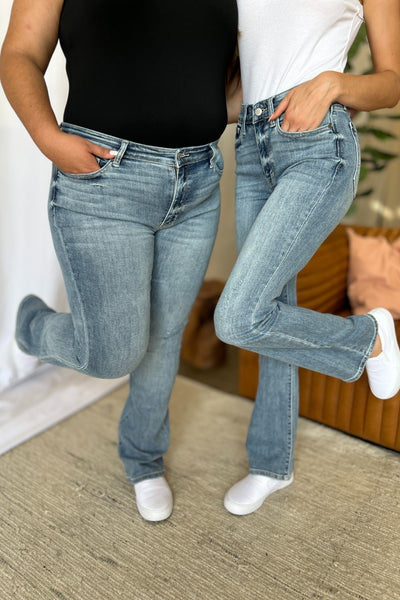 Medium Rise Bootcut Jeans+