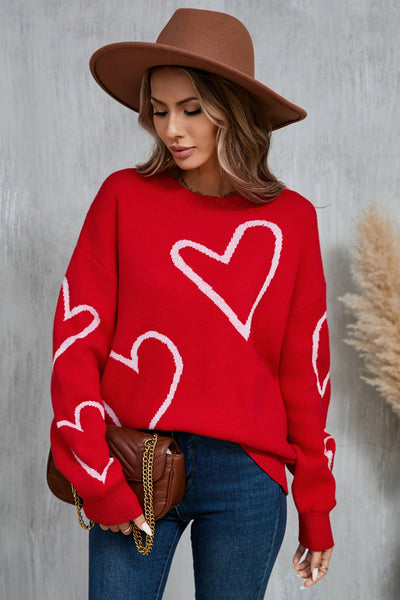 Heart of the Matter Long Sleeve Sweater