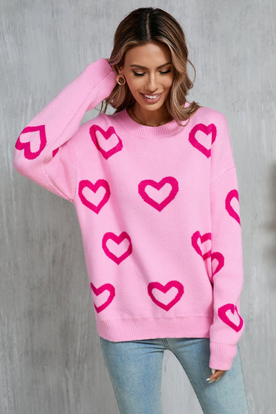 From the Heart Long Sleeve Sweater