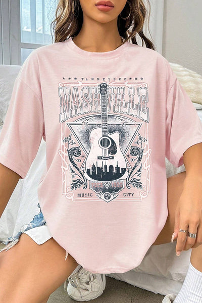 Nashville Guitar Graphic Tee