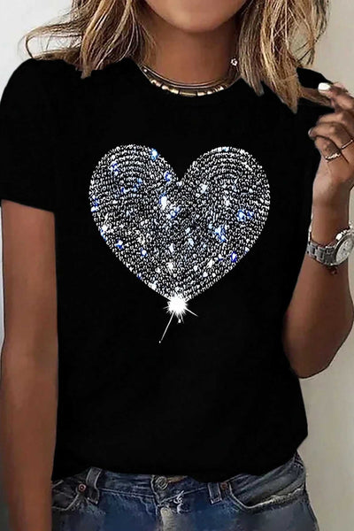 Dazzle My Heart Embellish T-Shirt