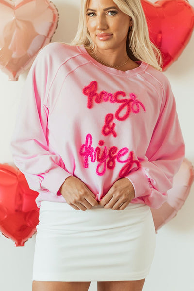 Hugs & Kisses Round Neck Sweatshirt