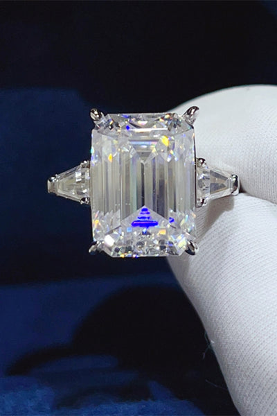 10 Carat Moissanite Engagement Ring
