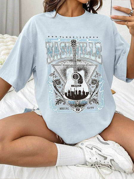 Nashville Guitar Graphic Tee