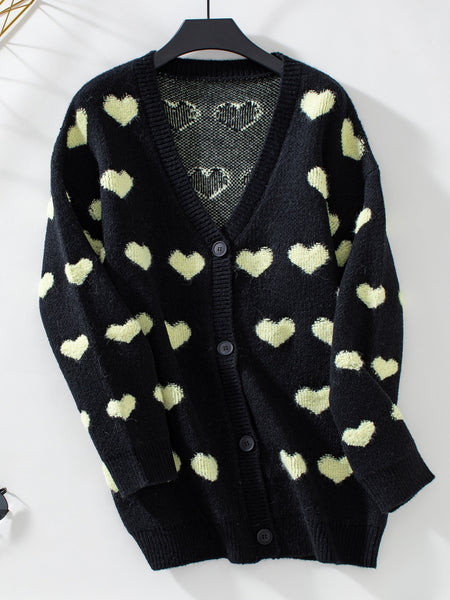 Follow Your Heart V-Neck Cardigan