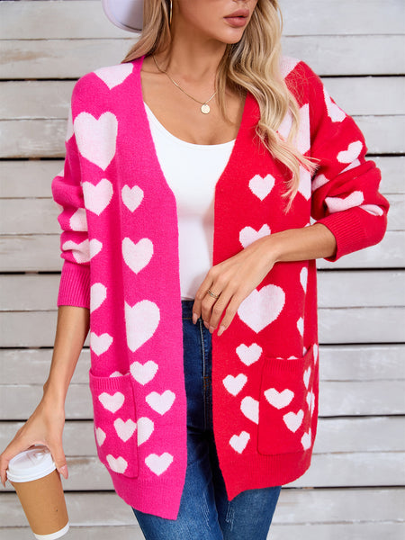 Cross My Heart Open Front Long Sleeve Cardigan