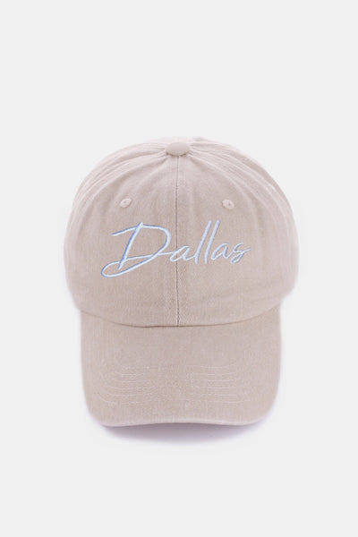 DALLAS Embroidered Baseball Cap