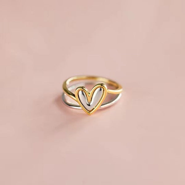 Put Your Heart in Mine Sterling Silver Ring