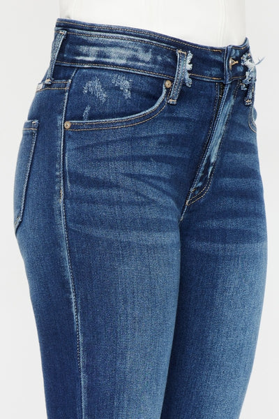 High Rise Ankle Skinny Jeans+