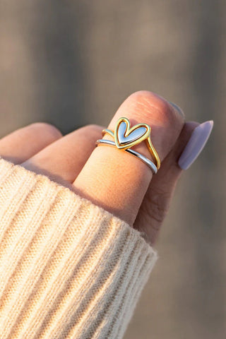 Put Your Heart in Mine Sterling Silver Ring