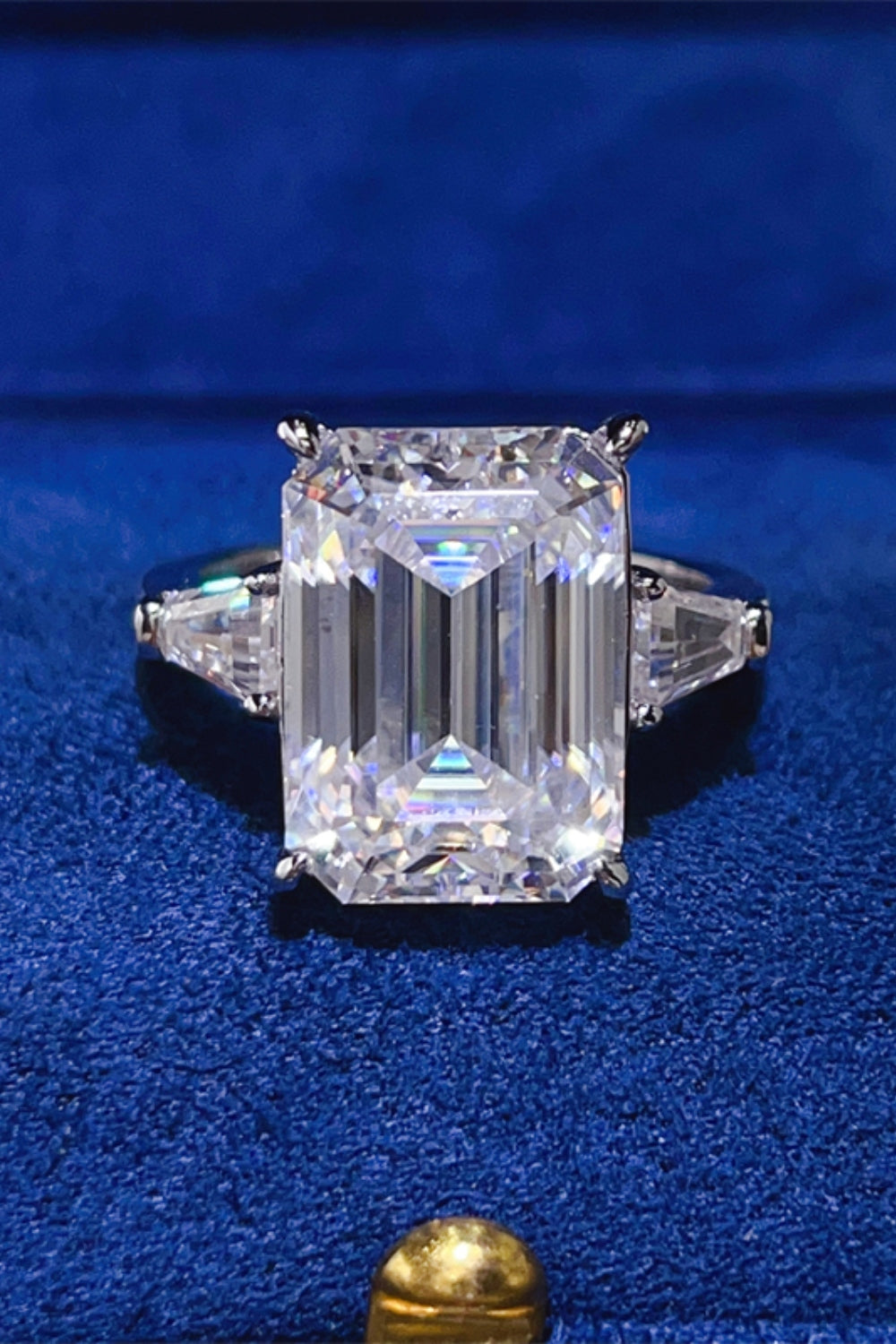 10 Carat Moissanite Engagement Ring