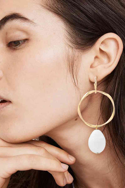 Hoop Drop Earrings