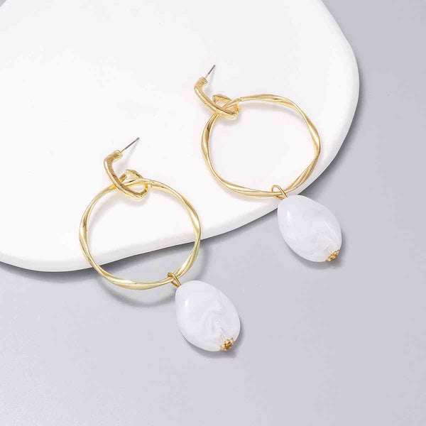 Hoop Drop Earrings
